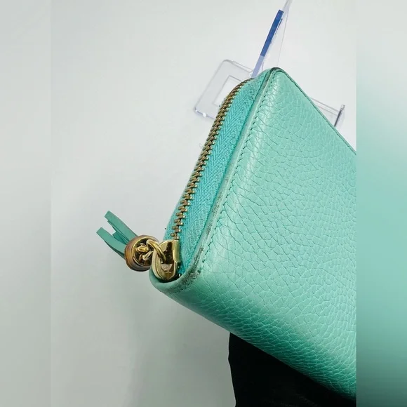 Gucci Bamboo Tassel Swing Leather Zip Around Long Wallet - Picture 7 of 11